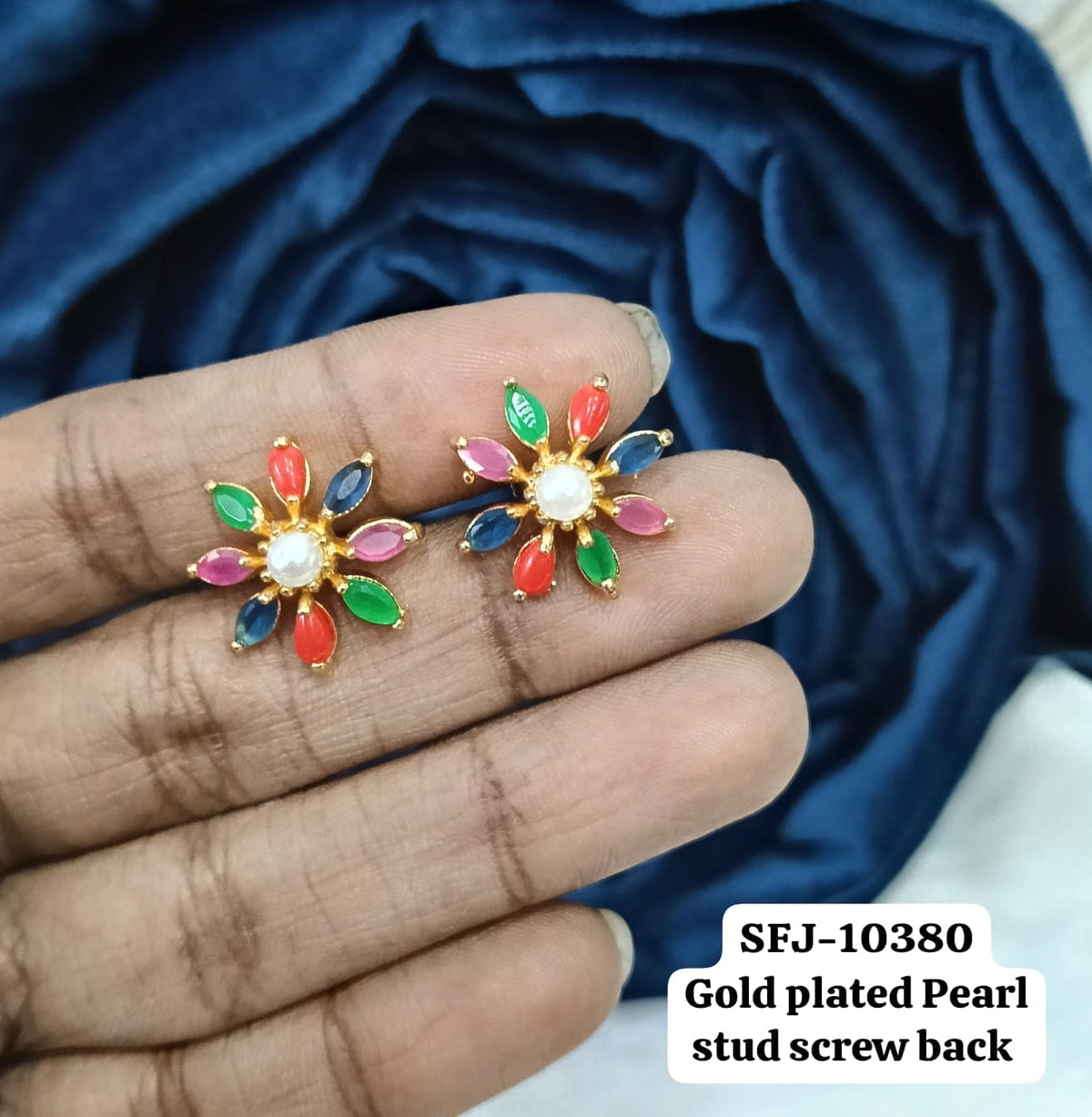 Coral stud.