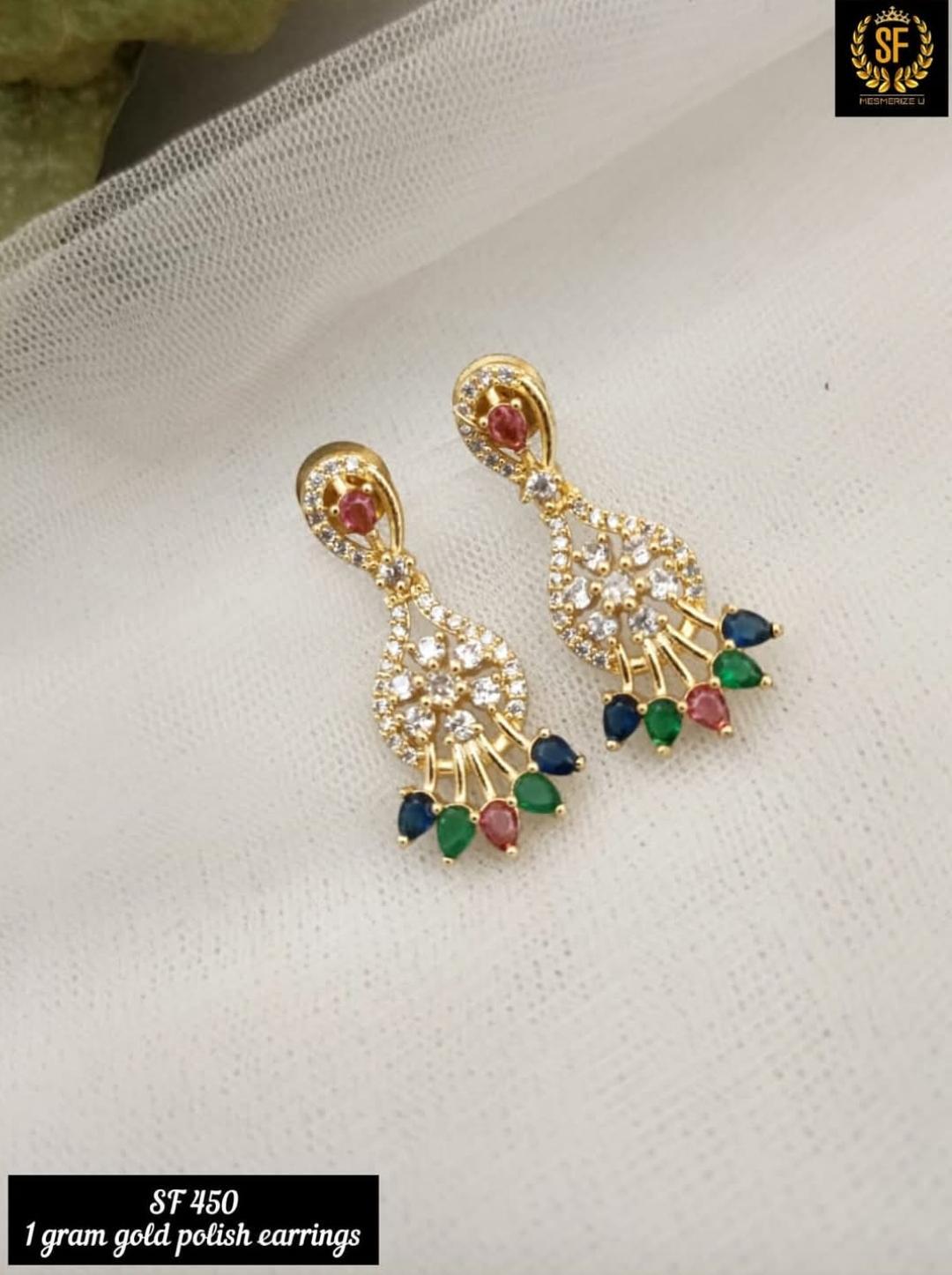 Gold plated AD earing.