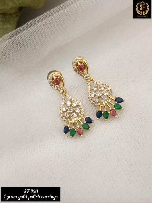 Gold plated AD earing.