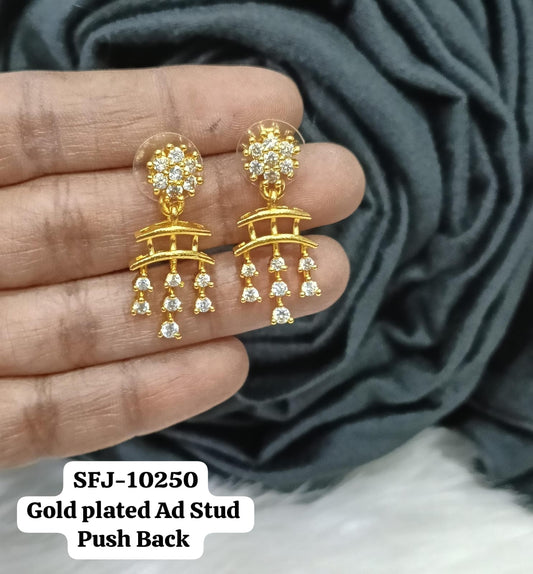 Gold plated AD earing.