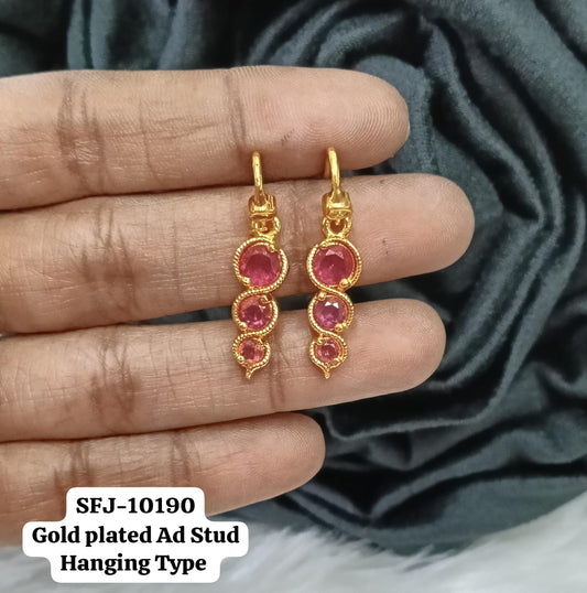 Gold plated AD earing.