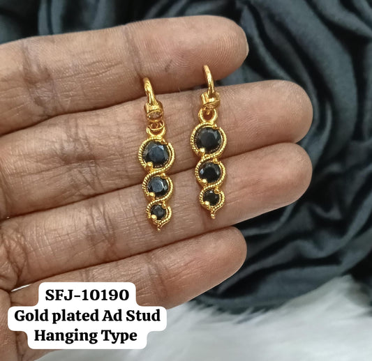 Gold plated AD earing.