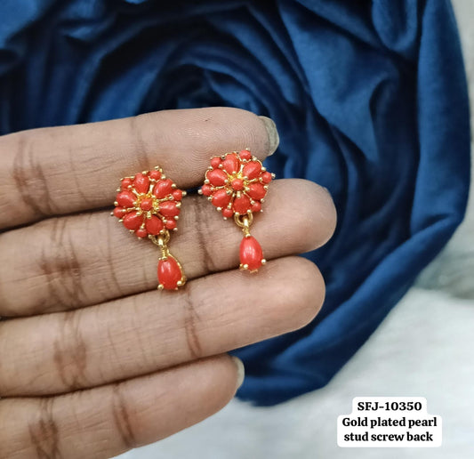 Coral stud.