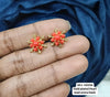 Coral stud.
