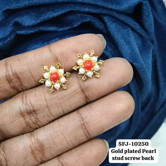 Coral stud.
