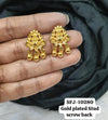 Gold plated stud.