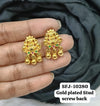 Gold plated stud.