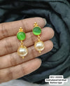 Gold plated earing.