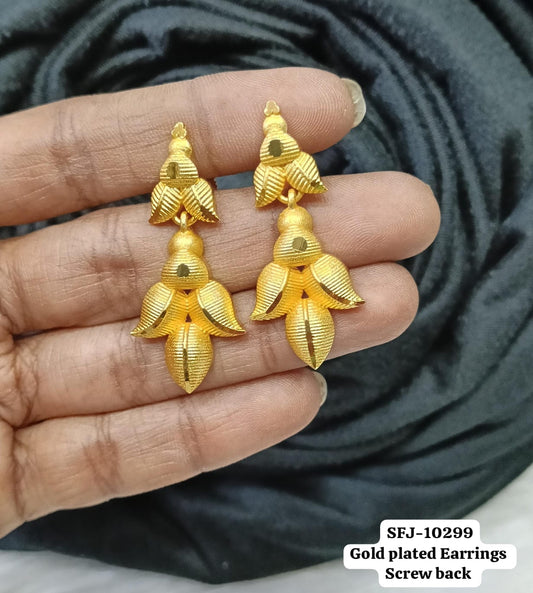 Gold plated earing..