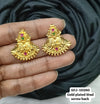Gold plated earing.