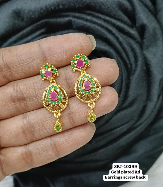 Gold plated AD earing.