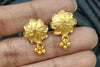 Gold plated stud.