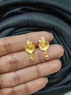 Gold plated stud.
