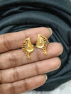 Gold plated stud.