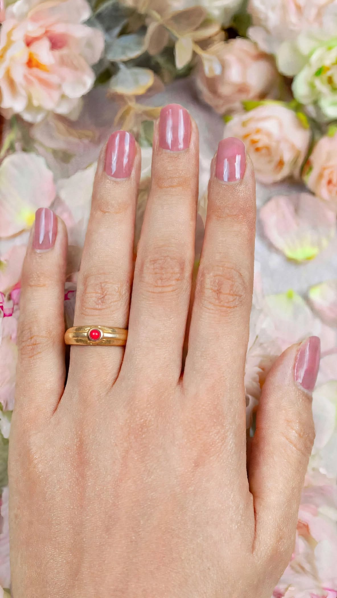 Impon coral ring
