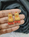 Gold plated earing