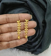 Gold plated earing
