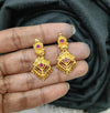 Gold plated earing