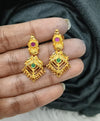 Gold plated earing