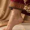 Gold plated anklet.