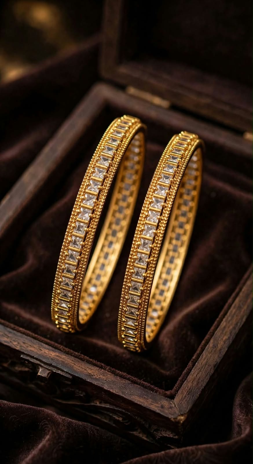 Gold Plated Ad Bangle.
