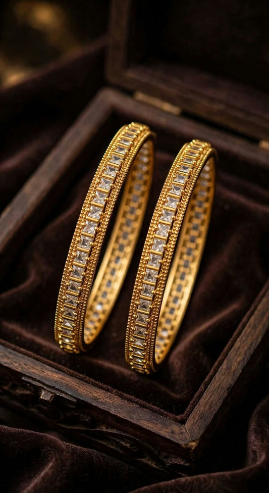 Gold Plated Ad Bangle.