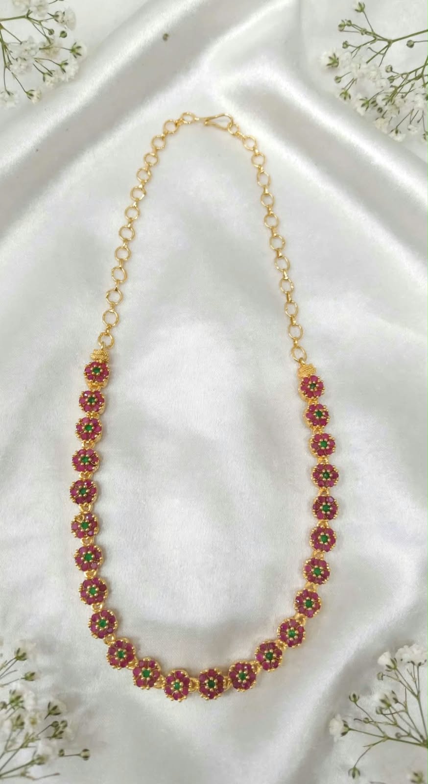 Gold Plated AD Necklace.