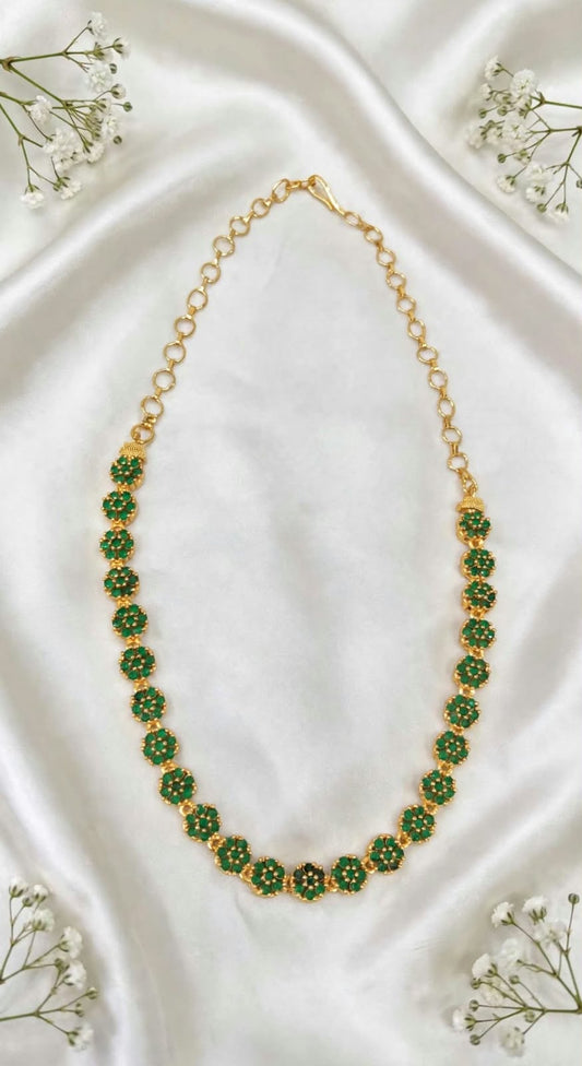 Gold Plated AD Necklace.
