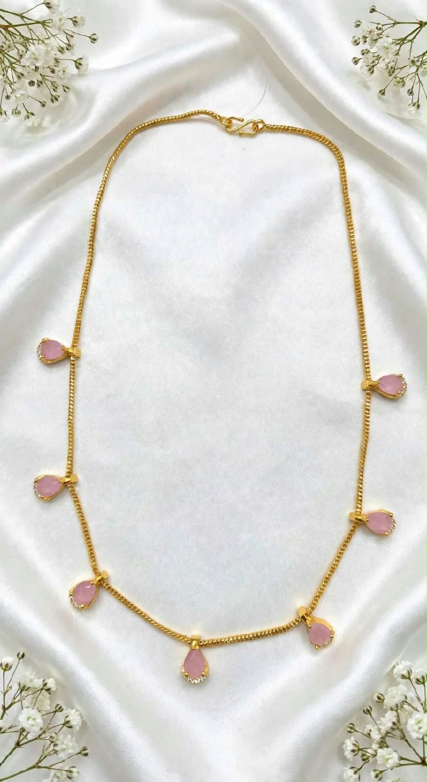Gold Plated AD Necklace.