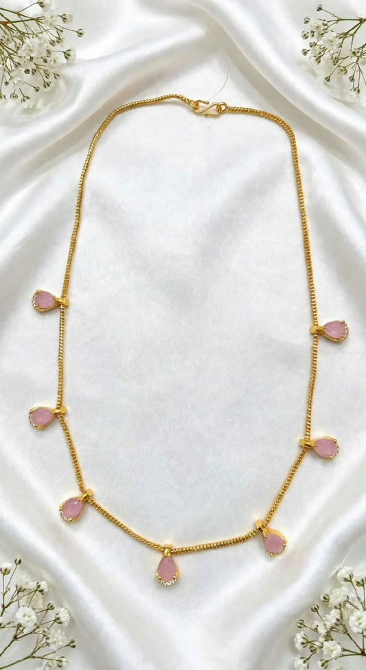 Gold Plated AD Necklace.