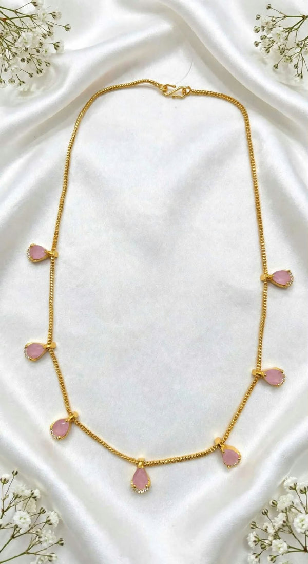 Gold Plated AD Necklace.