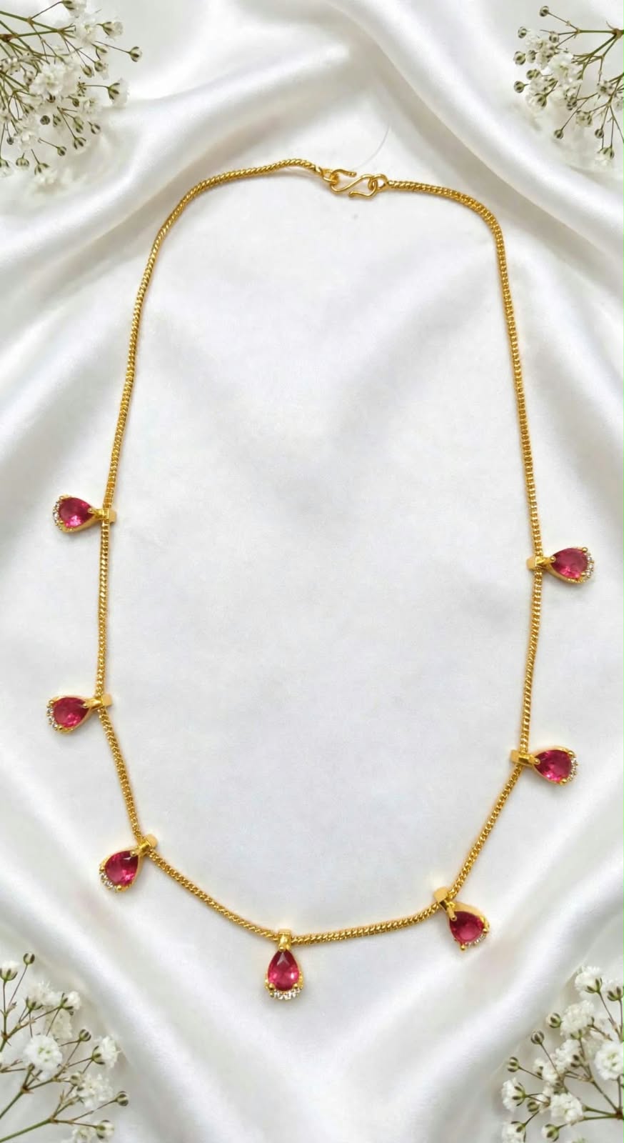 Gold Plated AD Necklace.