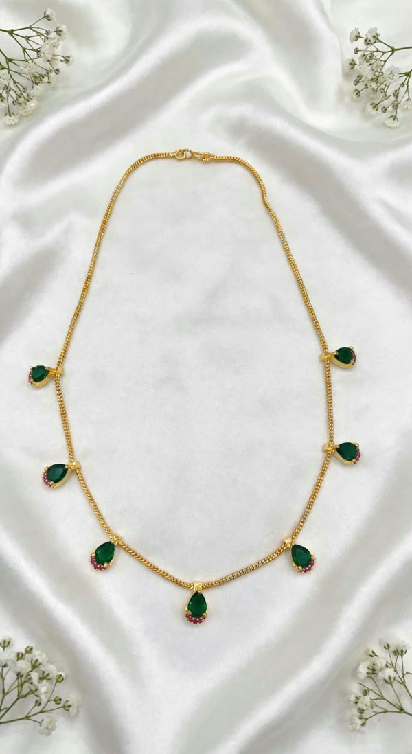Gold Plated AD Necklace.