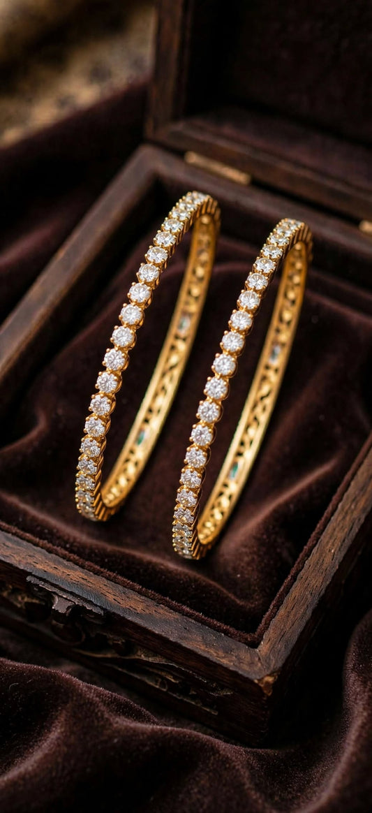 Gold Plated AD Bangle.