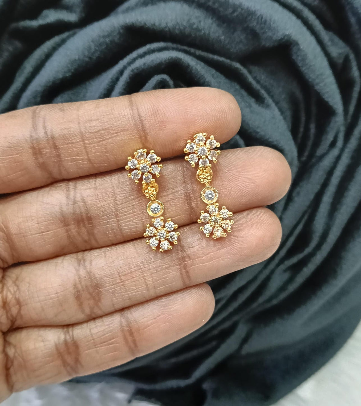 Gold Plated AD Earings.