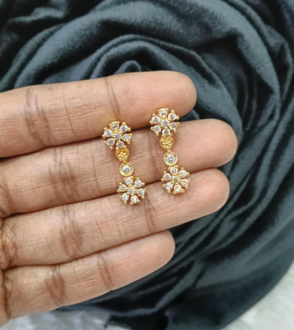 Gold Plated AD Earings.