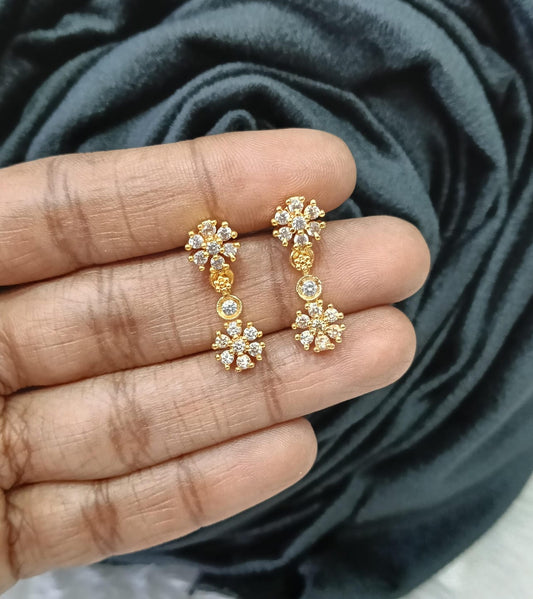 Gold Plated AD Earings.