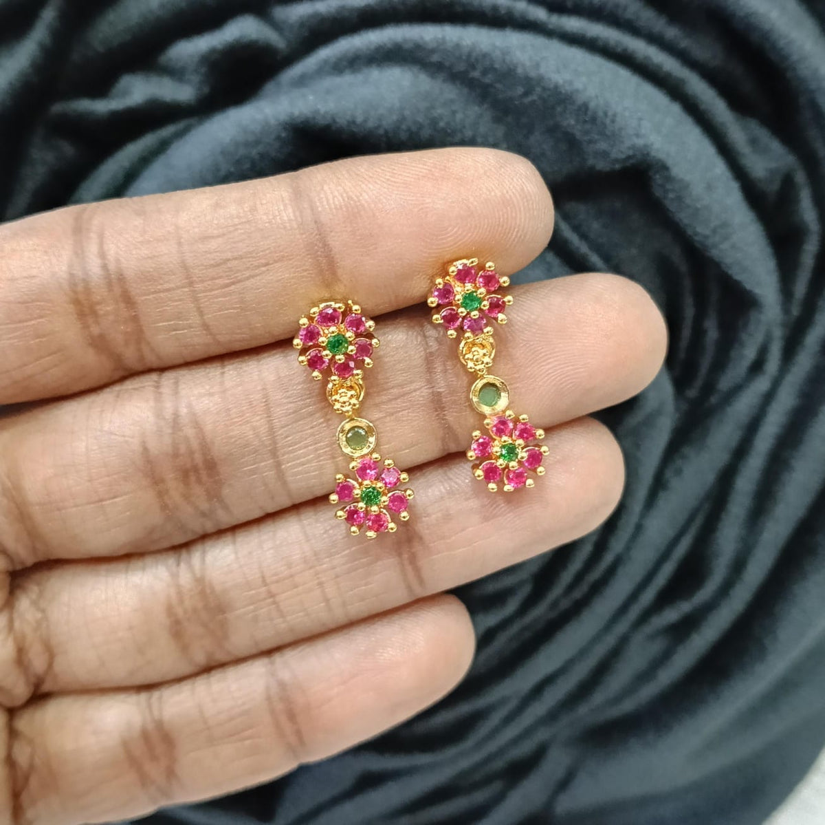 Gold Plated AD Earings.