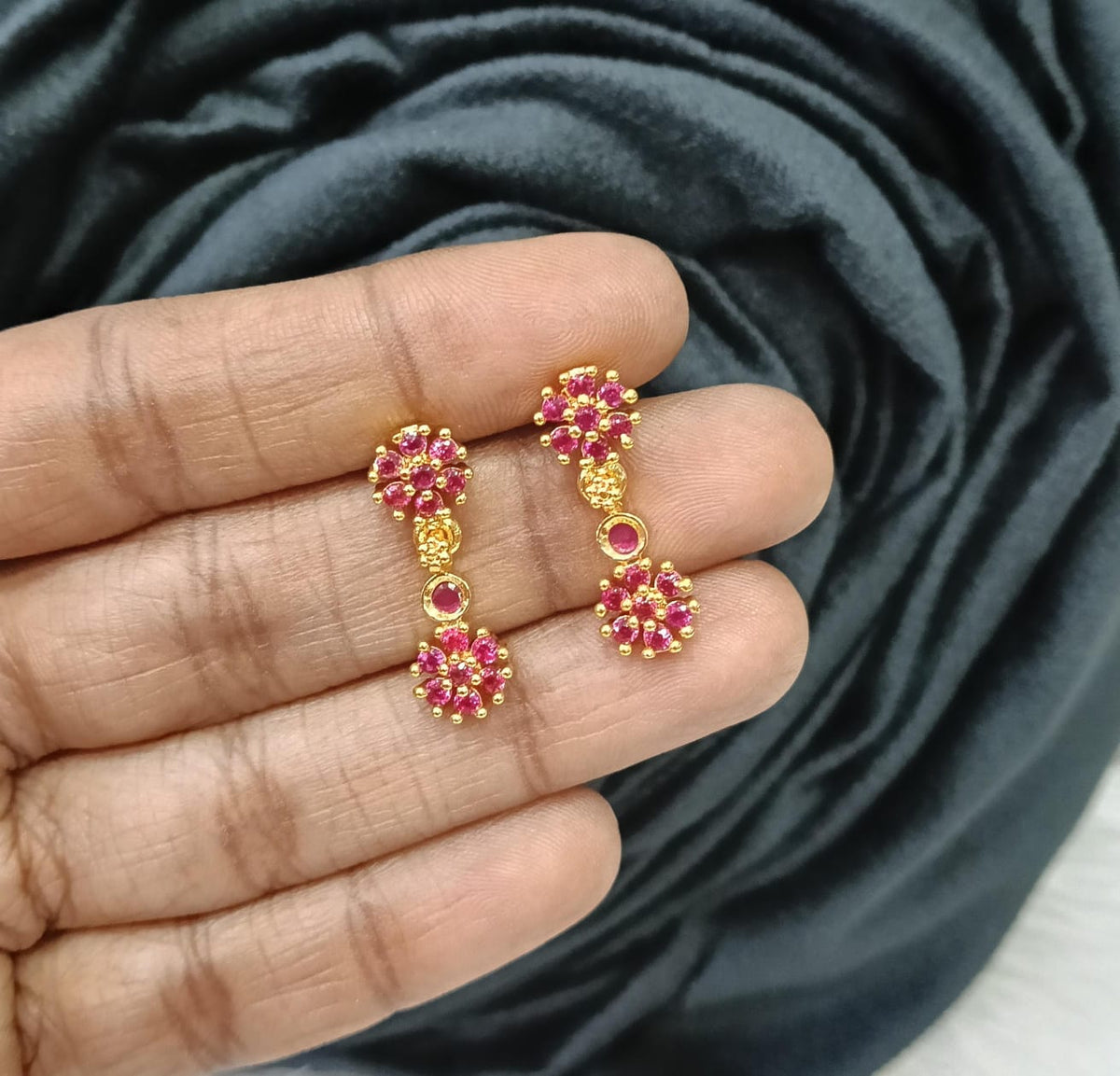 Gold Plated AD Earings.