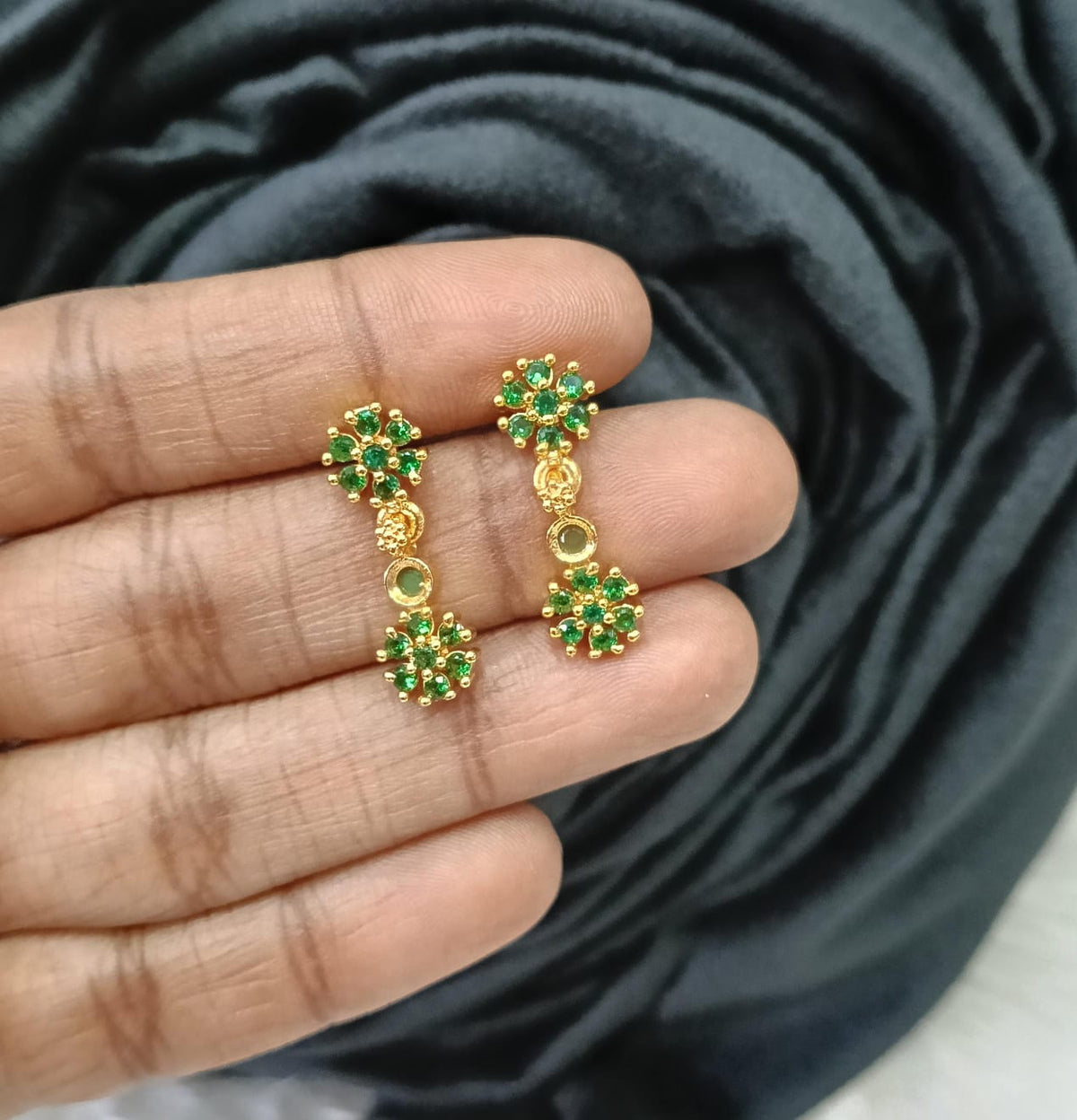 Gold Plated AD Earings.